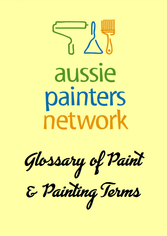 Glossary of Paint & Painting Terms